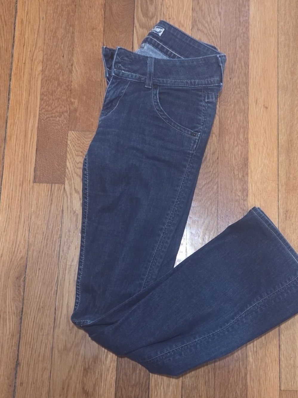 Hudson Jeans Bootcut Denim in Dark Blue
